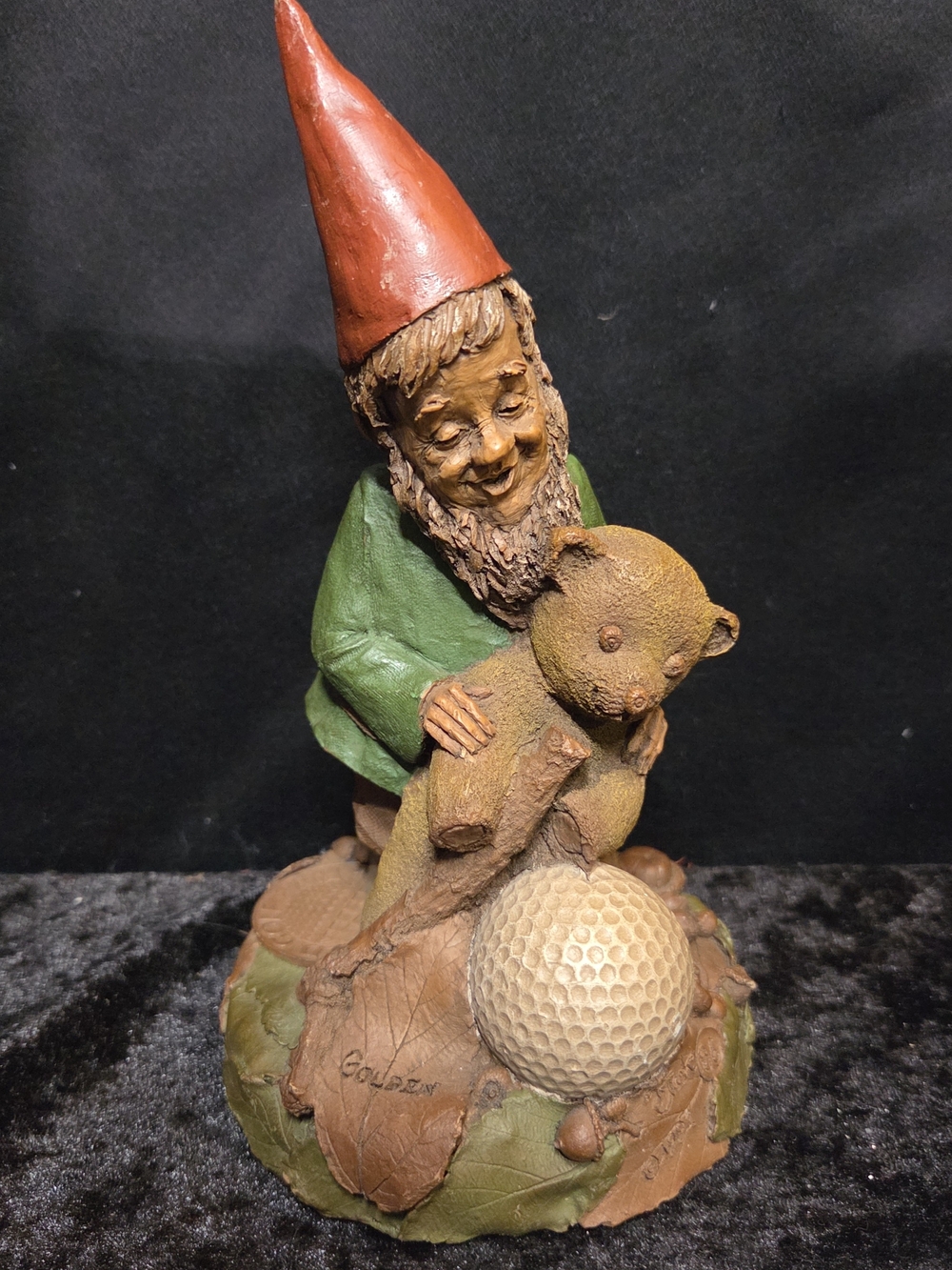 TOM CLARK CAIRN STUDIOS GNOME JACK NICKLAUS "GOLDEN" BEAR GOLF FIGURINE 1992